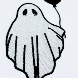 Ghost With Heart Balloon