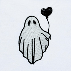 Ghost With Heart Balloon