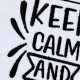 Calm And Sew On Quote