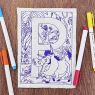 Letter P Coloring Page