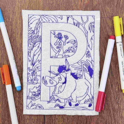 Letter P Coloring Page