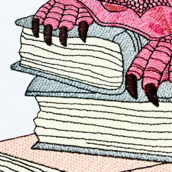 Horned Dragon on Books