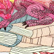Horned Dragon on Books Horned Dragon on Books