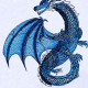 Blue Scaled Dragon Blue Scaled Dragon