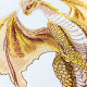 Gold Dragon on Terrain Gold Dragon on Terrain