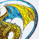Skyborn Dragon with Border Skyborn Dragon with Border