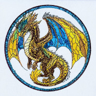 Skyborn Dragon with Border