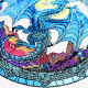 Celestial Moon Dragon Medallion Celestial Moon Dragon Medallion