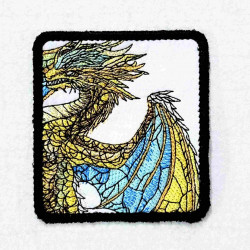 Gold Dragon ITH Coaster