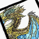 Gold Dragon ITH Coaster