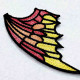 Fiery Dragon ITH Shoe Wing