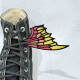 Fiery Dragon ITH Shoe Wing