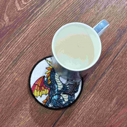 Reading Baby Dragon ITH Coaster