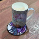 Stained Glass Dragon ITH Coaster
