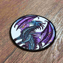 Stained Glass Dragon ITH Coaster