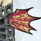 Red Dragon ITH Shoe Wing