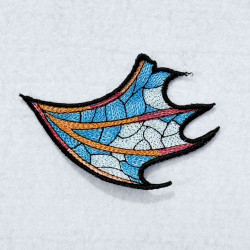 Stained Dragon ITH Shoe Wing