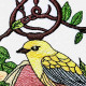 Bird On Floral Lantern Bird On Floral Lantern