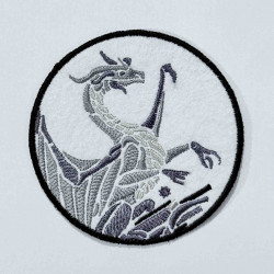 Monochrome Dragon ITH Coaster
