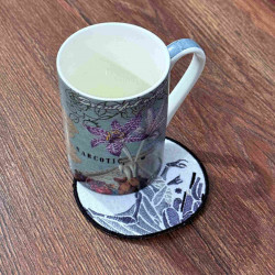 Monochrome Dragon ITH Coaster