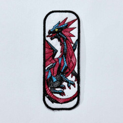 Spiked Mane Dragon ITH Bookmark