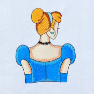 Glass Slipper Princess Back