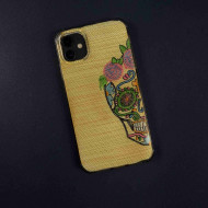 Half Floral Skull
