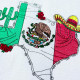 Mexico Flag and Map