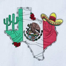 Mexico Flag and Map