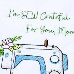 I Am Sew Grateful Quote