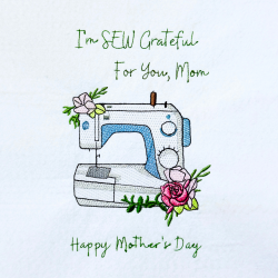 I Am Sew Grateful Quote