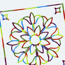 Floral Quilt Block
