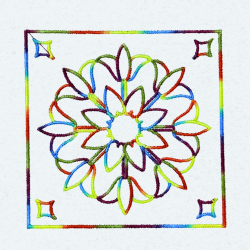 Floral Quilt Block