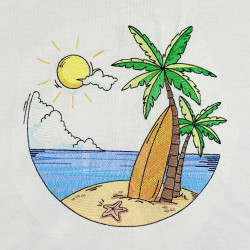 Palm Tree Summer Beach