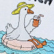 Beach Please Funny Duck Saying