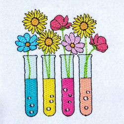 Raindow Flower Beakers