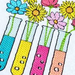 Raindow Flower Beakers