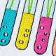 Raindow Flower Beakers