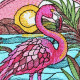 Flamingo Suncatcher
