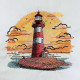 Light House On Sea Shore