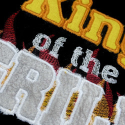 King Of The Grill Applique