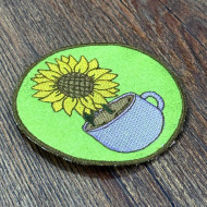 Sunflower Cup ITH Coaster