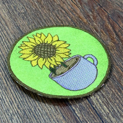 Sunflower Cup ITH Coaster