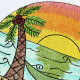 Sunrise Beach Scene