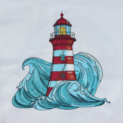 Light House In The Ocean