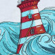 Light House In The Ocean