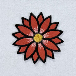 Orange Flower Coaster