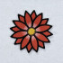 Orange Flower Coaster
