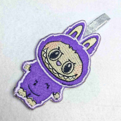 Purple Furry Animal Doll