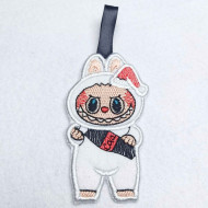 White Furry Animal Doll